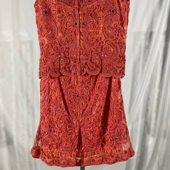 Dress and Scarf - Social Occasions by Mon Cheri - Picture 2 of 8